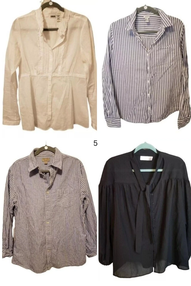 Paquete Lote de 4 Route 66 F21 Sonoma Time Tru Mujer Talla L Manga Larga Con Botones Foto 1 de 4