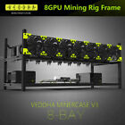 8 Gpu Stackable Open Air Mining Rig Case Computer Frame  Bracket New