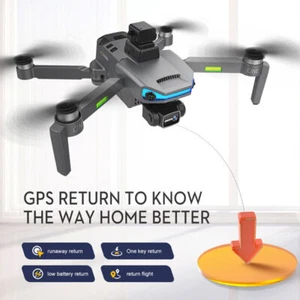 8K Drones with HD Camera with GPS Follow Me Brushless RC 5KM Quadcopter Drone AU - Picture 1 of 23