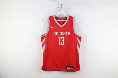 Nike Boys Large Swingman James Harden Houston Rockets Basketball Jersey Red - Image 1 of 4