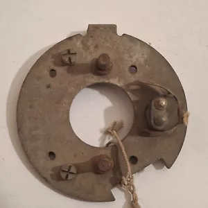 1936-41 Ford Mercury V8 Distributor Breaker Plate Assembly 68-12151 (USED, pair) - Picture 1 of 8