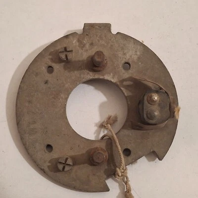 1936-41 Ford Mercury V8 Distributor Breaker Plate Assembly 68-12151 (USED, pair) - Image 1 of 4