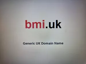 bmi .UK generischer kurzer Domainname - 3 Buchstaben Gesundheit Ernährung Sport Website - Bild 1 von 1