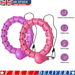 24 36 Knots Fitness Smart Hula Hoop Detachable Hoop Lose Weight GYM Sports UK - Picture 1 of 7