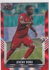 Panini FIFA Score 2021-22 Soccer Cards Red Laser Karte Nr. 19 Jeremy Doku
