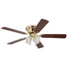 Westinghouse 72324 Polished Brass Ceiling Fan 52 in. with LED Light Fixture