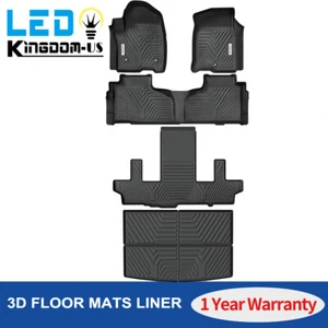 All-Weather Floor Mats For 2021-2025 Chevrolet Suburban 2021-2025 GMC Yukon XL - Bild 1 von 8