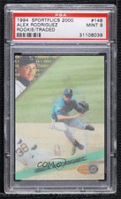 1994 Sportflics 2000 Rookie & Traded Alex Rodriguez #148 PSA 9 MINT Rookie RC