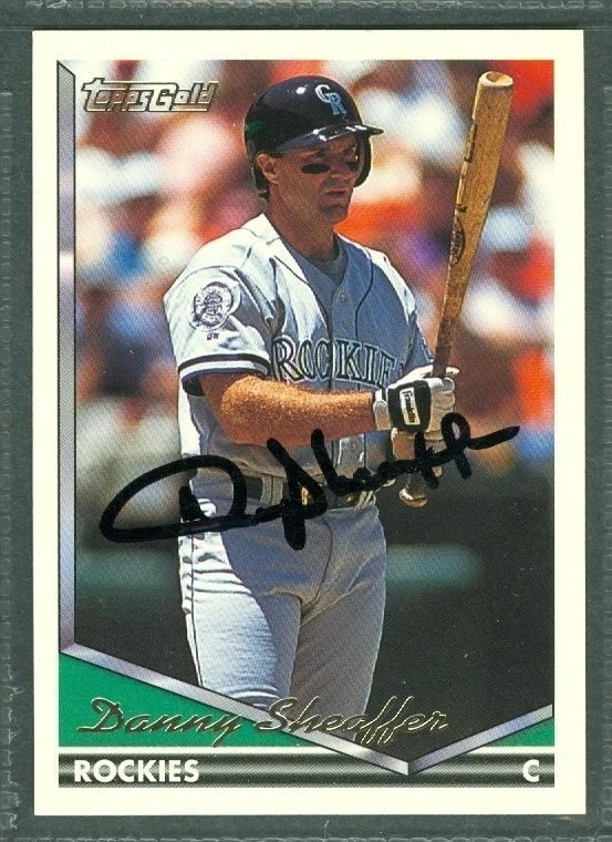 Danny Sheaffer Baseball Auto 1994 Topps '94 Signature Autograph Signed Card #314 - Image 1 of 1