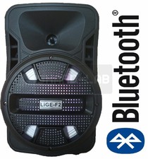 ???? CASSA BLUETOOTH AMPLIFICATA ATTIVA PORTATILE 8' BATTERIA USB/SD telecomando