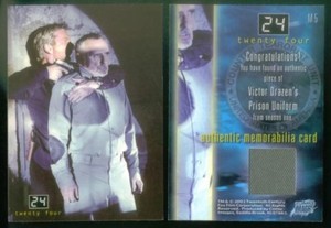 TWENTY FOUR SEASONS 1 & 2 (Comic Images/2003) COSTUME CARD #M5 DENNIS HOPPER