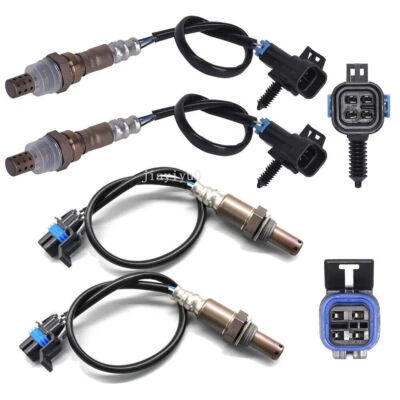 For 2007 GMC Yukon XL 1500 V8 5.3L 6.0L 6.2L 4pcs Oxygen O2 Sensor Upper+Lower - Image 1 of 4