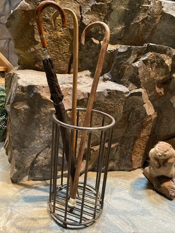 vintage brass umbrella & cane stand Cover