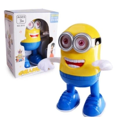 Dancing Minion Toy with Music and Flashing Light for Kids - Image 1 of 4