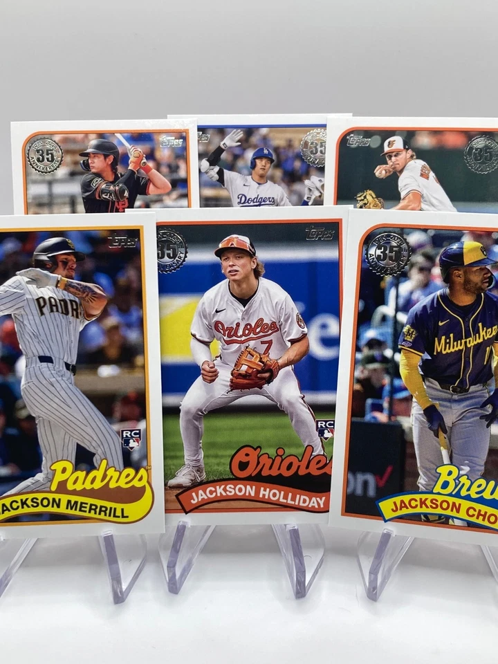 2024 Topps Baseball: ROOKIE 1989, 35th Anniversary MOJO Cards - PICK UR Card!! - Image 1 of 1
