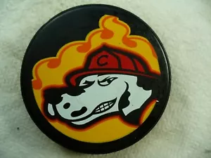 ECHL Columbia Inferno Team Logo BellSouth Werbung Reverse Hockey Puck sammeln Pucks - Bild 1 von 2