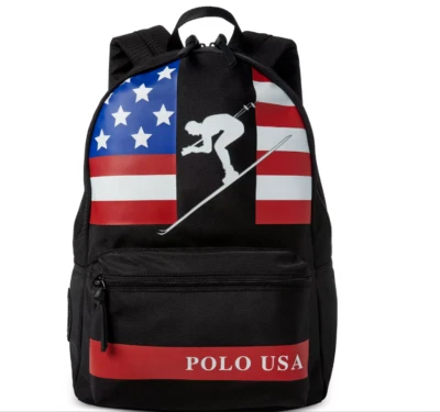 Polo Ralph Lauren Descenso Esquí Estadio Olímpico Equipo EE. UU. De Colección Mochila Bolso Nuevo con Etiquetas Foto 1 de 4