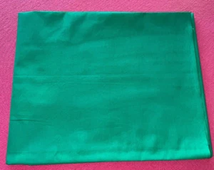 Tissu vintage coton percale ou fil vert sapin larg 90 cm x H 140 cm réf C223 - Imagen 1 de 4