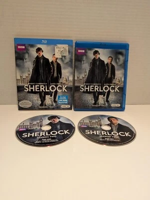 Sherlock - Season 2 (Blu-ray, 2012, 2-Disc Set) w/ Slipcover - Изображение 1 из 2
