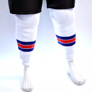 NHL Ice Hockey Knitted Socks - New York Rangers Home and Away All Sizes - Picture 1 of 5