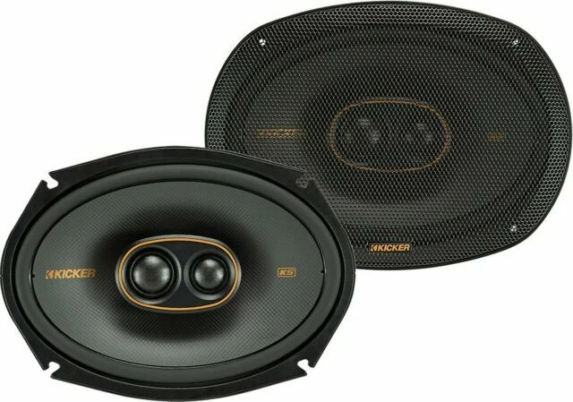 KICKER 47KSC69304 6 x 9 inch 3-Way Speaker - Black