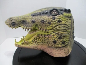 Crocodile Mask Adult Kids One Size 3D Deluxe Gator Breathable Realistic - Picture 1 of 9