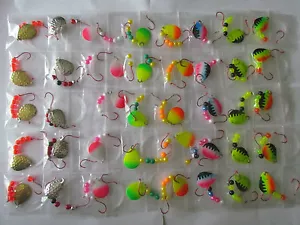 40 Spinner Rigs Leech Minnow Crawler Harness Walleye, Bass, Pike Colorado Blades - Picture 1 of 1