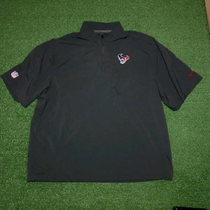 Houston Texans NIKE Sideline Coaches 1/4 Zip Kurzarm Pullover Herren 2XL - Bild 1 von 9