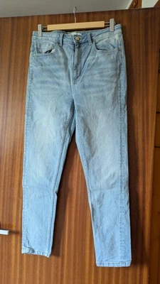 Zara Women's Light Blue Mom Jeans High Waisted Denim Size EUR 42 US 10 UK 12 - Image 1 of 4