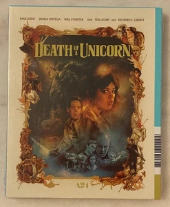 MORT D'UNE LICORNE (Blu-ray, 2025) comprend cartes postales ; NEUF ET SCELLÉ - Photo 1/2