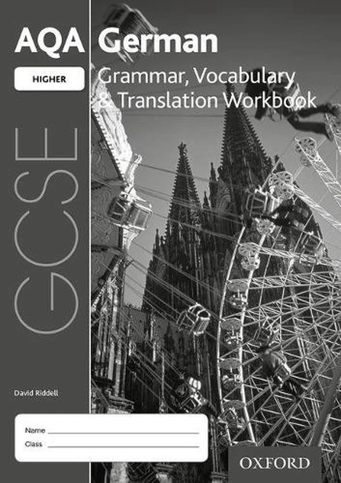 AQA GCSE German Higher Grammar, Vocabulary & Translation Workbook for the 2016 s - Image 1 of 1