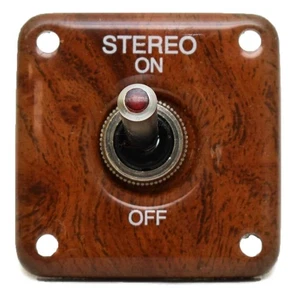 Carling Boat Toggle Switch Panel | Stereo 2 x 2 Inch 12 Volt - Picture 1 of 2