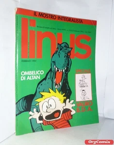 LINUS - JAHR 28 - NR. 2 - FEBRUAR 1992 (RCS Periodici Rizzoli) COMIC MAGAZIN - Bild 1 von 3