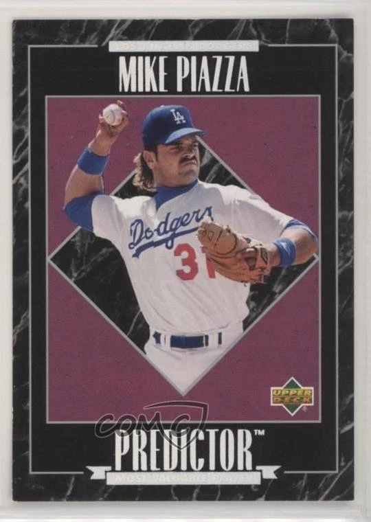 1995 Upper Deck Hobby Predictor Award Winners Prizes Mike Piazza #H8 HOF - Image 1 of 2