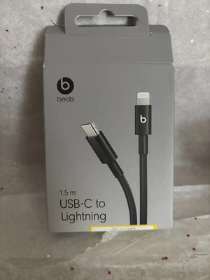 Beats USB-C to Lightning Woven Cable (1.5 m) - Bolt Black - Image 1 of 2