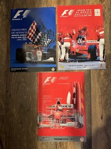 3 x Monaco Formula One Grand Prix Programs 1994, 1999 & 2000. - Picture 1 of 19