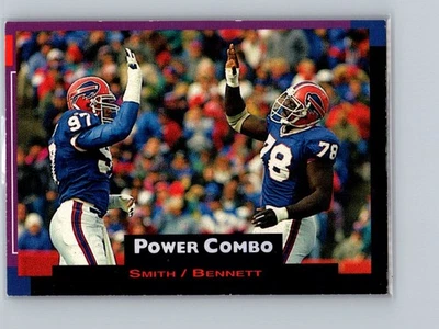 1993 Pro Set Power Update - Combos #PC6 Bruce Smith / Cornelius Bennett - Image 1 of 2