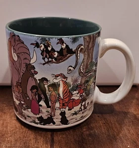 Tazza caffè vintage anni 90 Disney Il libro della giungla tazza tè Mowgli Baloo Giappone - Foto 1 di 5