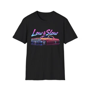 1964 Impala T-Shirt Low & Slow Classic Lowrider Graphic Tee Retro Car Apparel - Bild 1 von 7
