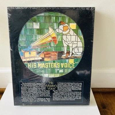 His Masters Voice RCA Nipper Dog Stained Glass Jigsaw Puzzle  - Image 1 of 4