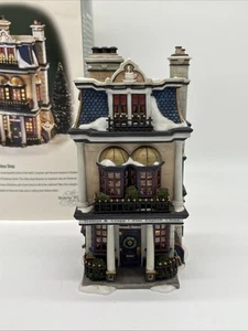 Dept 56 Dickens Village Teaman & Crupp China Shop #58314 with Box/Light - Picture 1 of 8