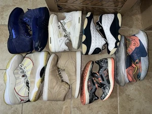 🔥 7 PARES Nike Air Jordan Adidas TALLA 6-13 M RARO USADO SUPER BATIDOR CAJA LOTE 2 - Imagen 1 de 5