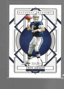 TROY AIKMAN 2020 PANINI NATIONAL TREASURES GOLD CARD #29 /35 - Picture 1 of 1