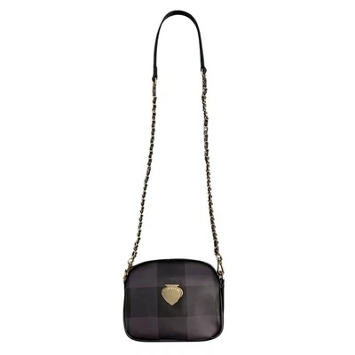 Le Pandorine - Borsetta crossbody in pelle vegana fantasia grigio AI19DDN02471-0 - Imagem 1 de 4