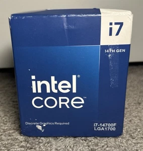 Intel Core i7-14700F Desktop Processor - 20 Cores (8P+12E) And 28 Threads - 5.40 - Photo 1/7