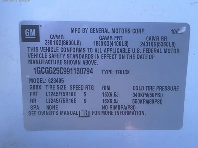 Transmisión limpiaparabrisas compatible con furgoneta 96-14 Express 1500 1904360 Foto 1 de 4