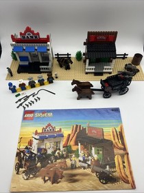 LEGO 6765 Gold City Junction Complete Build w/Instructions Missing Banker Mini