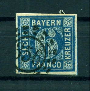 Bayern 10a vollrandig schöner Mühlradstempel 356 - Bild 1 von 1
