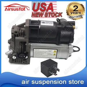 ⭐⭐⭐⭐⭐ For Mercedes GL GLS GLE ML W166 X166 GL450 Air Suspension Compressor+Relay - Picture 1 of 14