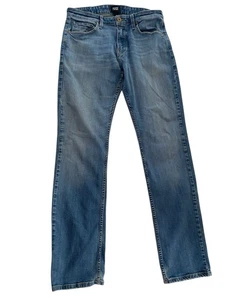 Paige Normandie Mens Jeans Sz 32 Straight Leg Medium Wash Denim - Picture 1 of 12
